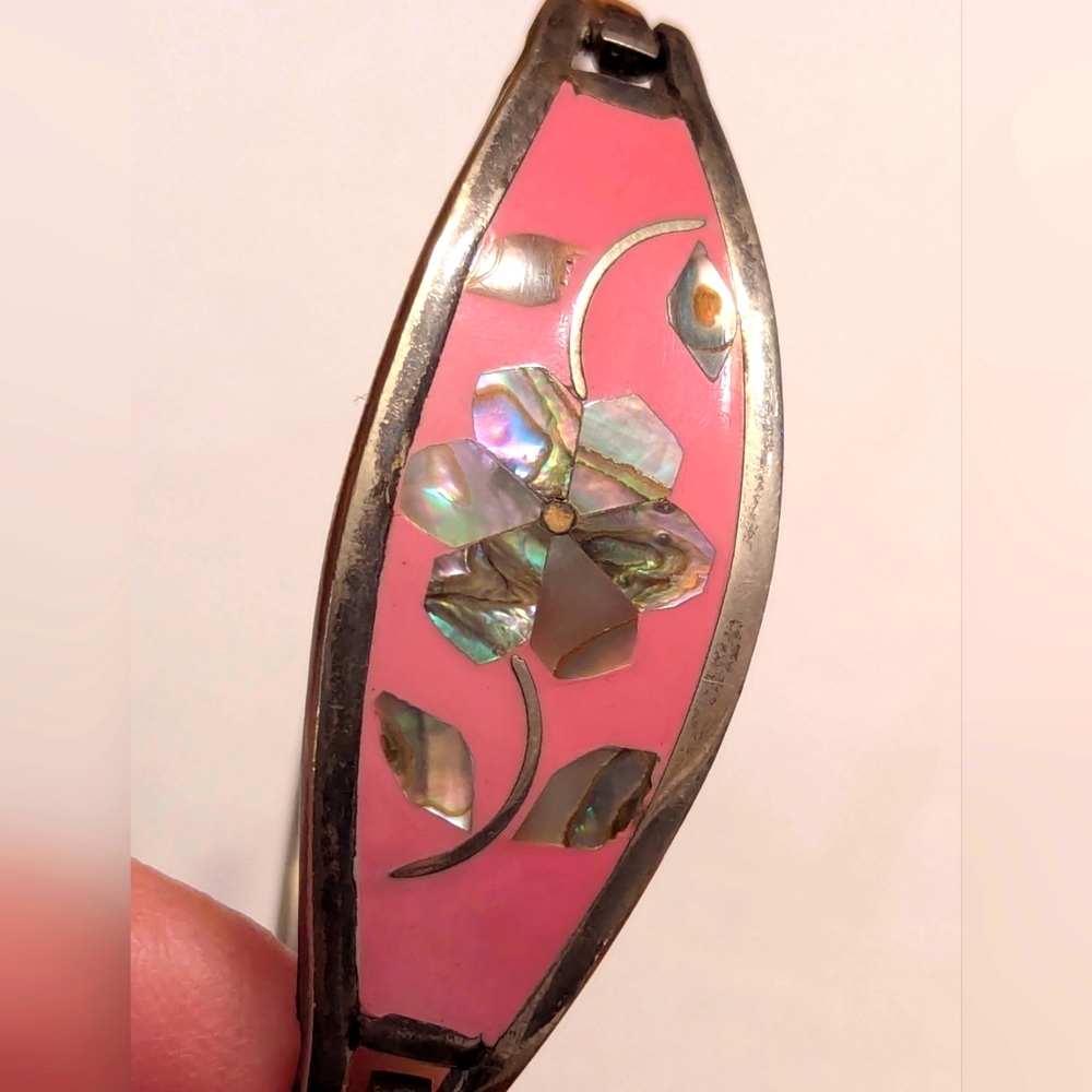 vintage alpaca Mexican bracelet